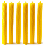 Honey Beeswax Taper Candles 